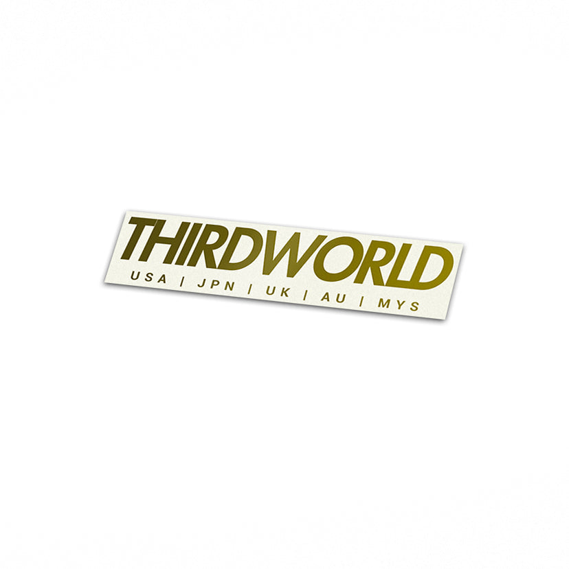 Thirdworld Countries Decal