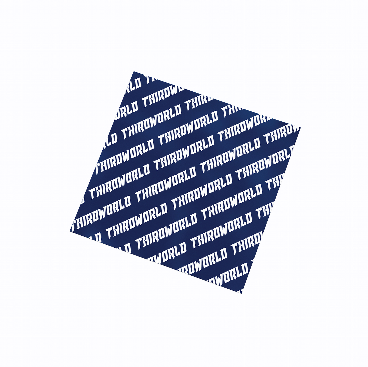 Thirdworld Box Sticker - Navy